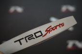 Toyota TRD Sports Logo Yan Çamurluk 3M 3D Krom Metal Logo Amblem - 1