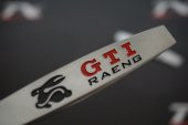 VW Volkswagen GTİ Running Rabbit Logo Yan Çamurluk 3M 3D Krom Met thumbnail 1