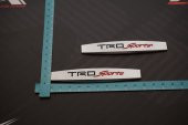 Toyota TRD Sports Logo Yan Çamurluk 3M 3D Krom Metal Logo Amblem - 4
