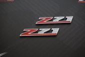 Chevrolet Silverado Z71 Off Road Çamurluk Yanı 3M Krom Metal Logo - 5