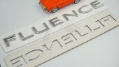 Renault Fluence Bagaj Krom ABS 3M 3D Yazı Logo Amblem - 8