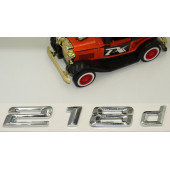 Bmw 218d Krom Metal 3M 3D Bagaj Logo Yazı Orjinal Ürün - 4