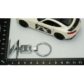 Nissan Fairlady Z 350Z 370Z Z33 Z34 Krom Metal Çift Yön Anahtarlık - 4