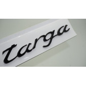 DK Porsche Targa Bagaj 3M 3D Siyah ABS Yazı Logo Amblem - 1