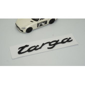 DK Porsche Targa Bagaj 3M 3D Siyah ABS Yazı Logo Amblem - 2
