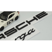 DK Porsche Targa Bagaj 3M 3D Siyah ABS Yazı Logo Amblem Seti - 3