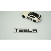 DK Tesla Model 3 Y S X Series Bagaj Siyah Metal 3M 3D Yazı Logo - 2