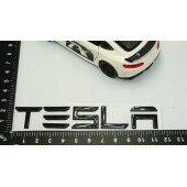 DK Tesla Model 3 Y S X Series Bagaj Siyah Metal 3M 3D Yazı Logo - 5