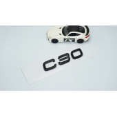 DK Tuning C30 Siyah ABS 3M 3D Bagaj Yazı Logo Volvo İle Uyumlu - 2