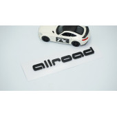 DK Tuning A4 A6 Allroad Bagaj Siyah ABS Yazı Logo Audi İle Uyumlu - 2