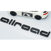 DK Tuning A4 A6 Allroad Bagaj Siyah ABS Yazı Logo Audi İle Uyumlu - 3