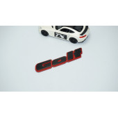 DK Tuning Golf MK2 MK3 Bagaj Siyah Kırmızı Yazı Logo Volkswagen İle Uyumlu - 2
