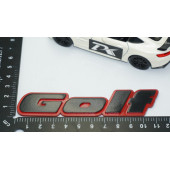 DK Tuning Golf MK2 MK3 Bagaj Siyah Kırmızı Yazı Logo Volkswagen İle Uyumlu - 4