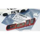 DK Tuning Golf MK2 MK3 Bagaj Siyah Kırmızı Yazı Logo Volkswagen İle Uyumlu - 5