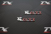 Volkswagen GTİ Running Rabbit Çamurluk Yanı Krom Metal 3M Logo thumbnail 3