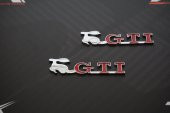 Volkswagen GTİ Running Rabbit Çamurluk Yanı Krom Metal 3M Logo thumbnail 5