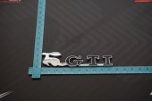 Volkswagen GTİ Running Rabbit Bagaj Krom Metal 3M Logo - 10