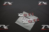Volkswagen GTİ Running Rabbit Çamurluk Yanı Krom Metal 3M Logo thumbnail 7