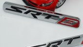 Chrysler SRT 8 Logo Çamurluk Yanı Krom Metal 3M 3D Amblem Seti - 4