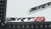 Chrysler SRT 8 Logo Çamurluk Yanı Krom Metal 3M 3D Amblem Seti - 5