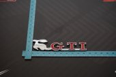 Volkswagen GTİ Running Rabbit Bagaj Krom Metal 3M Logo - 9
