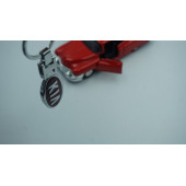 Kia Logo Krom Metal Çift Yön Anahtarlık New Style thumbnail 1