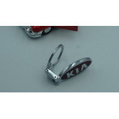 Kia Logo Krom Metal Çift Yön Anahtarlık New Style thumbnail 4