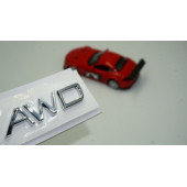 Volvo AWD XC60 XC90 S60 S80 S60L V40 V60 3M Krom Bagaj Yazı Logo - 1