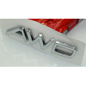 Volvo AWD XC60 XC90 S60 S80 S60L V40 V60 3M Krom Bagaj Yazı Logo - 4