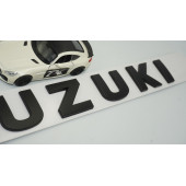 DK Suzuki Bagaj 3M 3D Siyah ABS Yazı Logo Amblem 29x4 Cm thumbnail 4