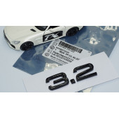 DK Tuning Audi 3.2 A3 A4 A6 A5 A7 A8 Bagaj Siyah ABS 3M 3D Yazı Logo - 5