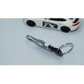 DK Tuning Porsche Logo Deri Metal Anahtarlık Orjinal Ürün - 4