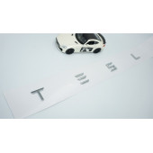 DK Tuning Tesla Model 3 Y S X Series Bagaj Krom Metal Uzun Yazı Logo - 1