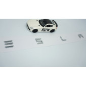 DK Tuning Tesla Model 3 Y S X Series Bagaj Krom Metal Uzun Yazı Logo - 4
