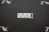 Volkswagen TDİ Bagaj Krom Metal 3M 3D Yazı Logo Arma - 6