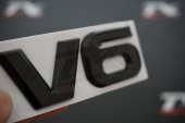 Mercedes Benz AMG V6 Metal 3M 3D Bagaj Logo Amblem - 1