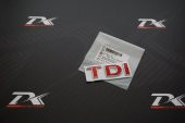 Volkswagen TDİ Bagaj Krom Metal 3M 3D Yazı Logo Arma - 5