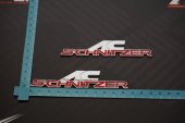 BMW AC Schnizer Çamurluk Yanı Krom Metal 3M 3D Yazı Logo - 3