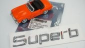 Skoda Superb Yeni Nesil Bagaj Krom ABS 3M 3D Yazı Logo Amblem thumbnail 9