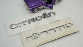 Citroen C4 C5 B7 Bagaj Krom ABS 3M 3D Yazı Logo Amblem - 7