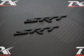 Dodge Jeep Chrysler SRT Krom Metal 3M 3D Yan Çamurluk Logo thumbnail 4