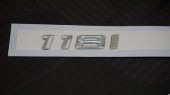 Bmw 118i Bagaj Krom Metal 3M 3D Yazı Logo - 3