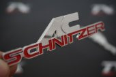 BMW AC Schnizer Çamurluk Yanı Krom Metal 3M 3D Yazı Logo - 1