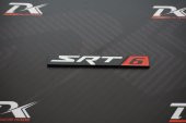 Dodge SRT 6 Krom Metal Bagaj 3M 3D Logo - 3