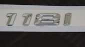 Bmw 118i Bagaj Krom Metal 3M 3D Yazı Logo - 4