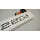 Bmw 220d Bagaj Krom Metal 3M 3D Yazı Logo - 1