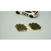 DK Motor Harley Davidson Depo Yanı Gold Metal Logo 5,5 cm - 2