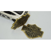 DK Motor Harley Davidson Depo Yanı Gold Metal Logo 5,5 cm - 4