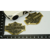 DK Motor Harley Davidson Depo Yanı Gold Metal Logo 5,5 cm - 5