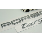 DK Porsche Targa Bagaj 3M 3D Krom ABS Yazı Logo Amblem Seti - 3